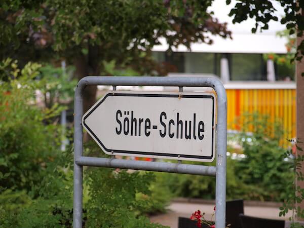 Schild Söhre-Schule